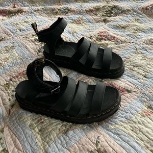 Dr Martens Blaire chunky sandals in black